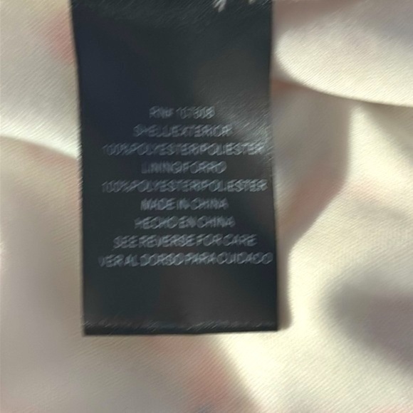 Women’s Be By Chetta B Flamingo Polyester White & Pink Maxi Dress Size 6 - Picture 11 of 12